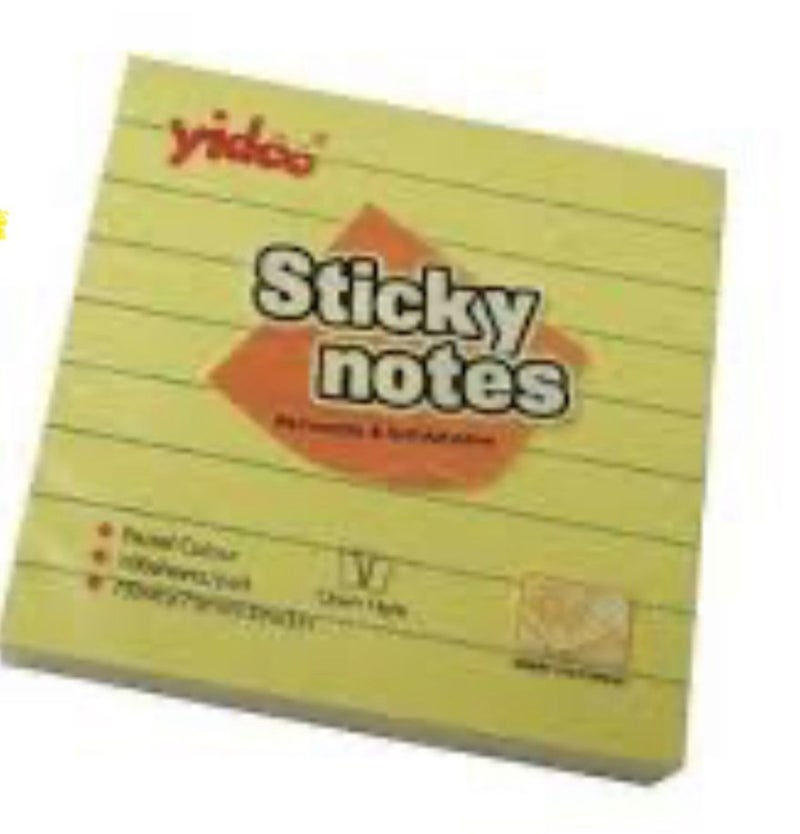 400 lined adhesive sheets in different sizes (set of 4 pieces) - Image 2