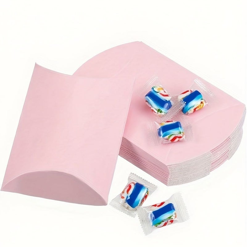 Black Dots 50pcs Pillow Boxes For Wedding Birthday Party Gift Packaging - Image 5