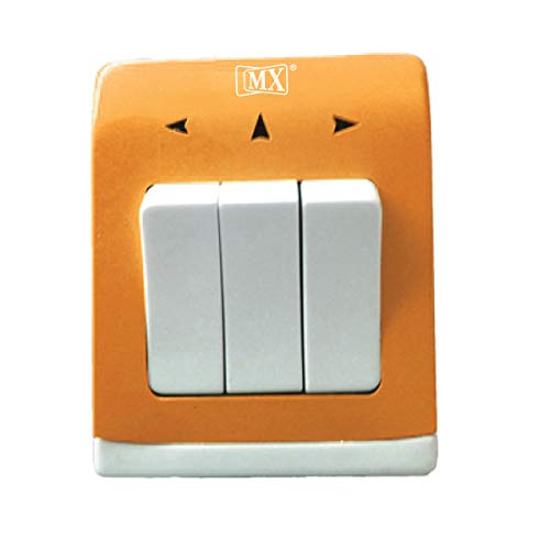 MX 3-Way Universal Plug Adapter — 5A Conversion Plug with Individual ON/OFF Switches, Multi-Socket Power Adapter for Home & Office (Pack of 2) - Image 2