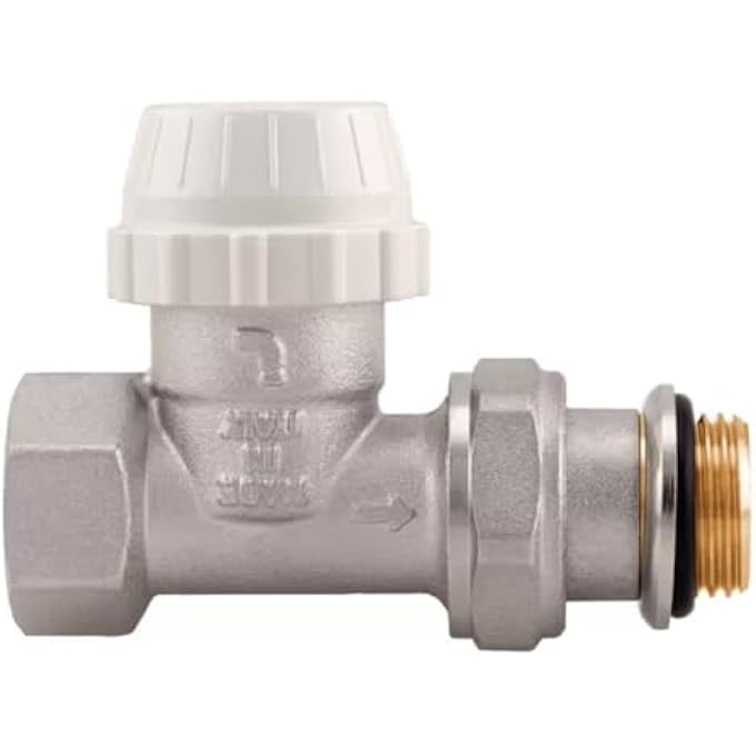 37071122 | STRAIGHT THERMOSTATIC VALVE FOR ITAP 1/2 RADIATOR - DN15, THERMOSTAT CONNECTION M30 X 1.5 WITH PRESET AND ADVANCED CONTROL TECHNOLOGY - Image 1
