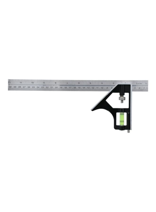 ACE Adjustable Combination Square Silver and Black 12inch  - Image 2