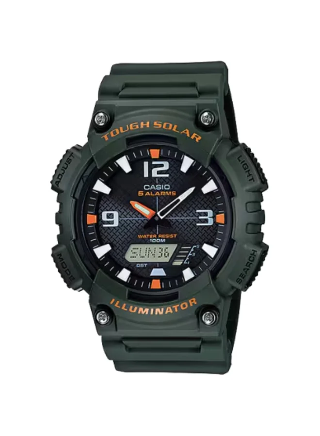 CASIO Men's Resin Analog-Digital Watch AQ-S810W-3AVDF - 48.3 mm