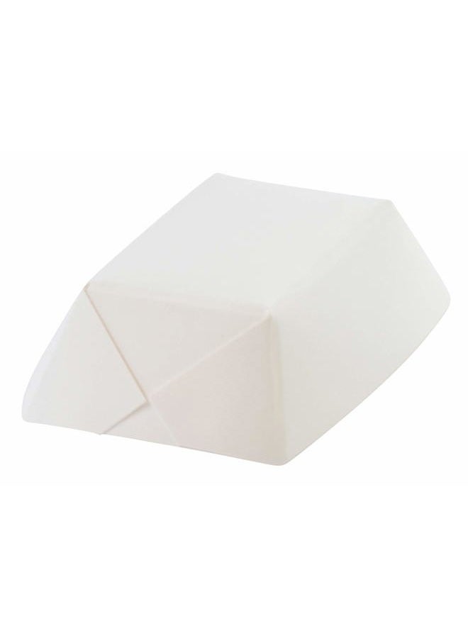 JA Kitchens Mini White Paper Food Tray - 250 Pieces 1/4 Pound Tray - Image 2