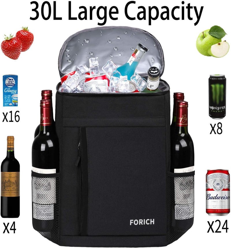 FORICH Soft Cooler Backpack Insulated Waterproof Backpack Cooler Bag Leak Proof Portable Small Cooler Backpacks to Work Lunch Travel Beach Camping Hiking Picnic Fishing Beer for Men Women - Image 3
