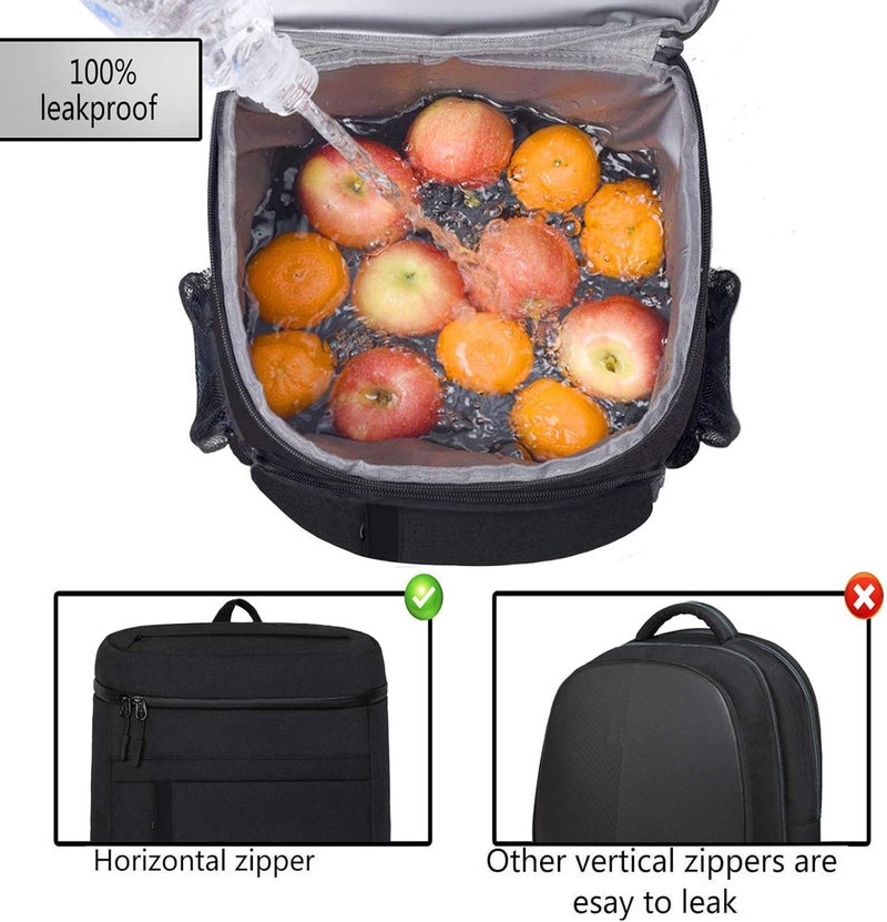 FORICH Soft Cooler Backpack Insulated Waterproof Backpack Cooler Bag Leak Proof Portable Small Cooler Backpacks to Work Lunch Travel Beach Camping Hiking Picnic Fishing Beer for Men Women - Image 2