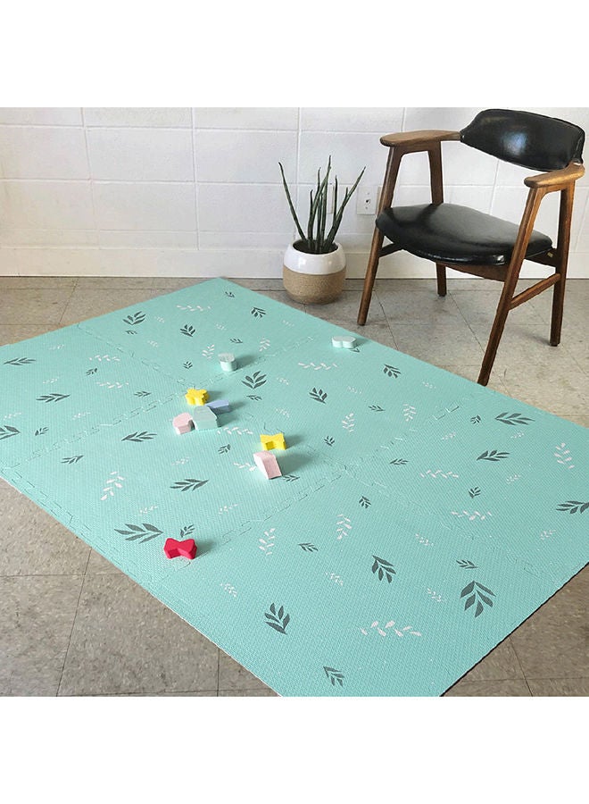 Bumble & Bird 6 Pieces - Baby Play Mat - Motor Skills Educational Mat, Non Toxic Eva Foam - Waterproof, Easy To Clean, Easy To Store - 60Cm X 60Cm X 1.2Cm - Leaves - Image 2