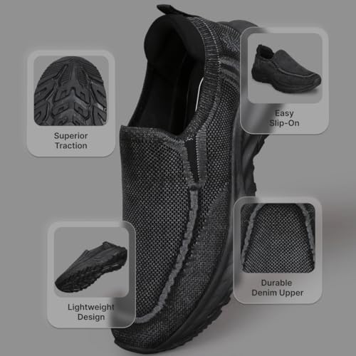 CULT Men Fleeter Slip-On Shoes (CS704452UK10_Black_UK10) - Image 3