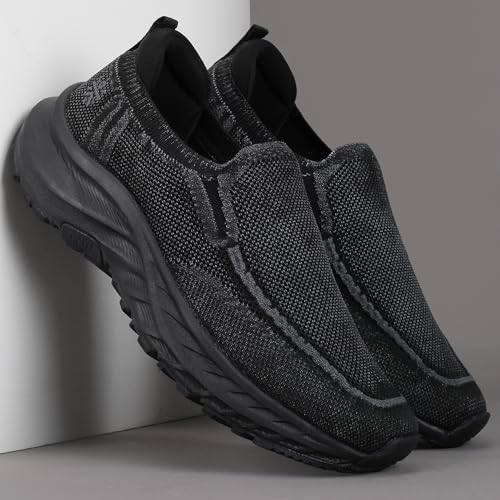 CULT Men Fleeter Slip-On Shoes (CS704452UK10_Black_UK10) - Image 5