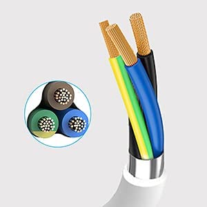 TECH-X TECHX 13 Feet Long Extension Board Extension Box Spike Guard 6 Socket 6 Switch Junction Box with Switch Extension Cords Cord Spike Buster Extension Board with Long Wire Surge Protectors - Image 4