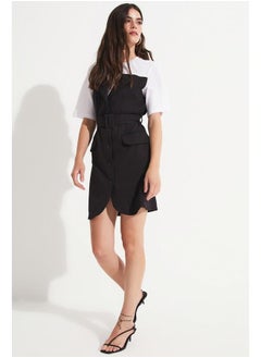 JUNE June Women Garni Detail Mini Dress Black  - Image 4