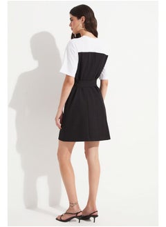 JUNE June Women Garni Detail Mini Dress Black  - Image 5