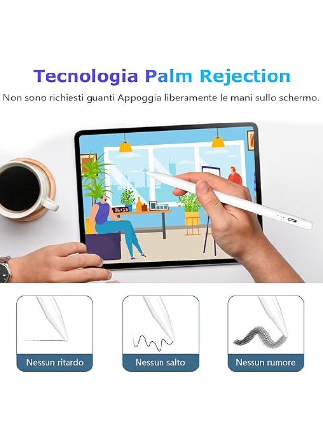 Stylus Pen with Dual Tips - Easy-to-Use & Palm Rejection Technology - Compatible with Android, Samsung, Huawei, Tablets, and Mobile - Image 4