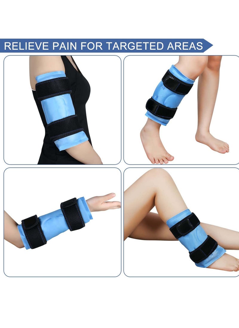 Excefore - Ice Pack for Knee Injuries, Reusable Gel Cold Compress Knee Wraps for Knee Injuries, Swelling, Pain Relief, Compression Brace for Injuries - Image 1