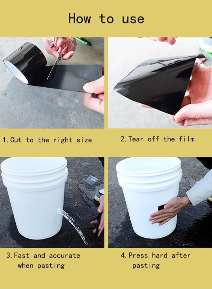 Waterproof Leakage Repair Tape Black - Image 4