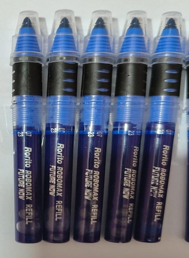 FIRST CLICK R0rito Robomax Blue Roller Pens Set of 3 Pens and 4 Refills Hovertech Tip, Waterproof Ink with Refill by Jumbo Refills, Technology from Tech Snieder Germany. - Image 5