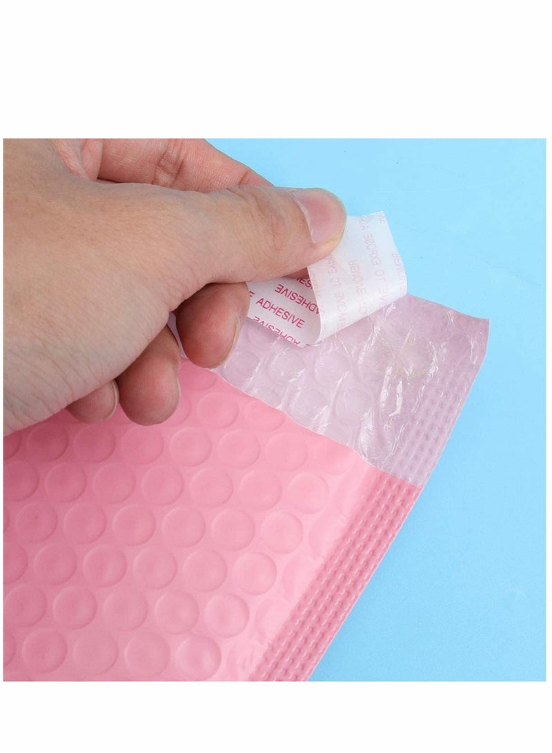 SOLARAE Bubble Out Bags, 50 pcs Self-Seal Co-extruded Film Bubble Mailers Anti-static Cushioning Wrap Pouch for Shipping, Storage and Moving (Pink 15 * 20+4cm) - Image 3
