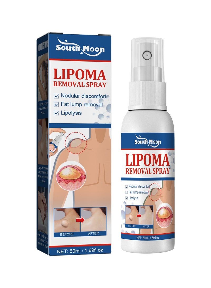 ساوث مون بخاخ إزالة الورم الشحمي ، بخاخ العناية بالورم الشحمي ، بخاخ خال من التكتلات ، تقليل الورم الشحمي ، بخاخ مشكل الجسم المضاد للسيلوليت للرجال والنساء ، بخاخ مهدئ للورم الشحمي ، 50 مل - Image 1