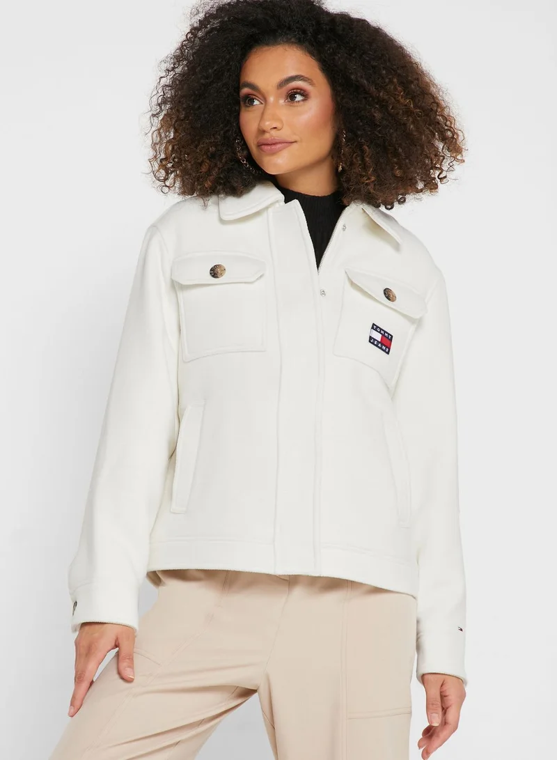 TOMMY JEANS Button Down Jacket