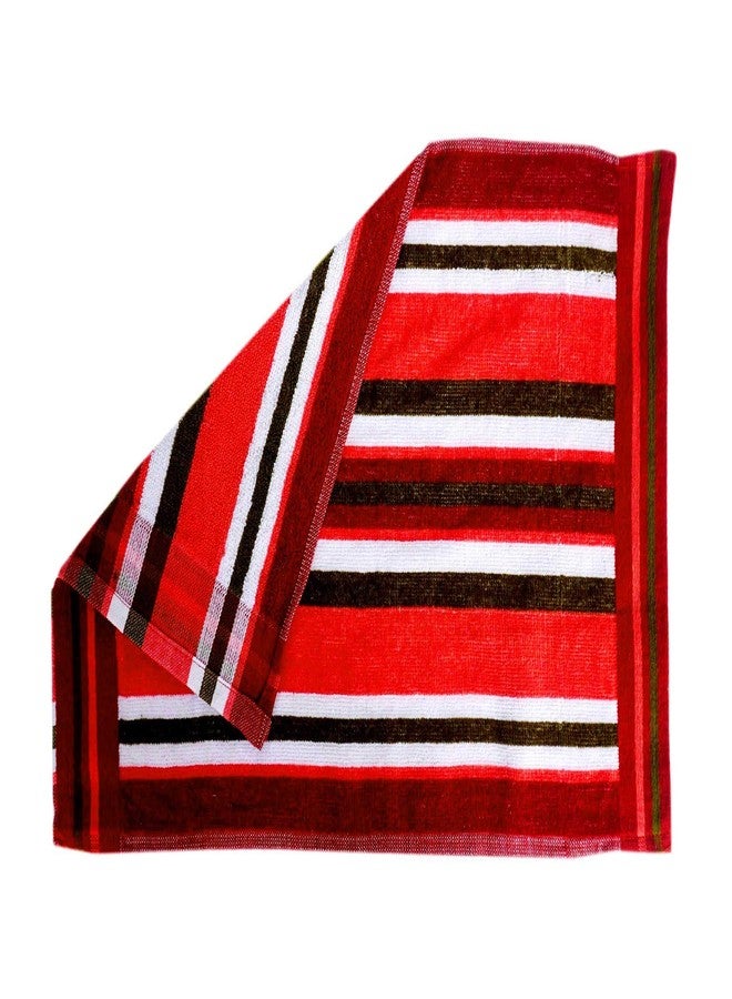 Space Fly Light Weight, Striped Fine Soft & Cotton Hand Towels for Kitchen and Wash Basin (12X18 Inch_ Multicolour) (Set of 2) - Image 5