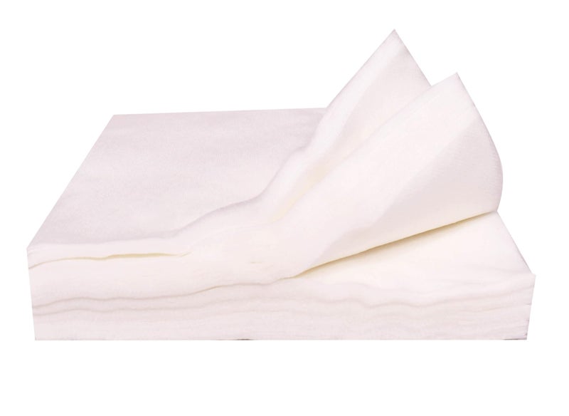 Pinch Me Facial Cleansing & Dry Wipes, 9" x 9" Inch, Ultra Soft Non-Woven Face Towel, Lint Free, Dry Wet Use for Sensitive Skin, Cotton Facial Tissue, Makeup Removing, Surface Cleaning Beauty Towels - Image 3