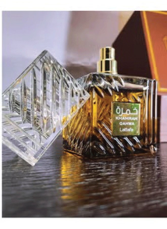 Lattafa - Khamrah Qahwa EDP For Unisex - 100ml - Image 1