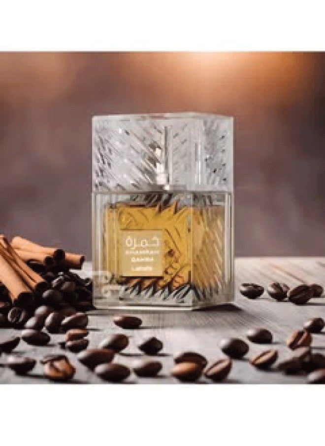 Lattafa - Khamrah Qahwa EDP For Unisex - 100ml - Image 1