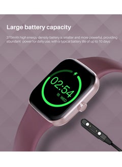 Bonita Smart Watch for Men and Women: 2.1 HD Fitness Tracker with Voice Assistant, Call Function, IP67 Waterproof, Blood Pressure, Heart Rate, and Sleep Monitor - 100+ Sports Modes (purple)  - Image 5