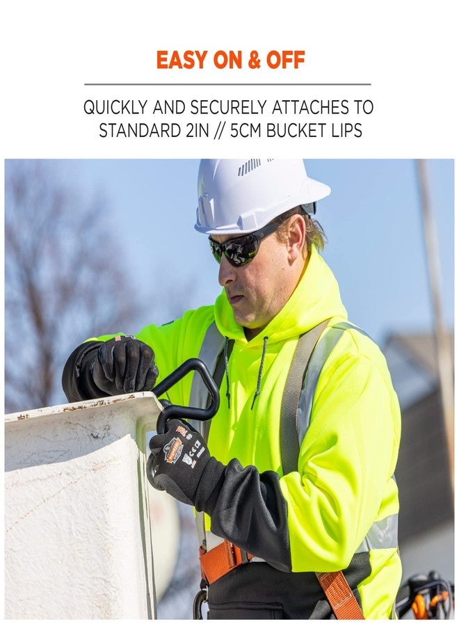 Ergodyne Squids 3179 Aerial Bucket Hook, Fits 2" Lip, Attach Tool Bags or Aprons to Buckets - Image 3