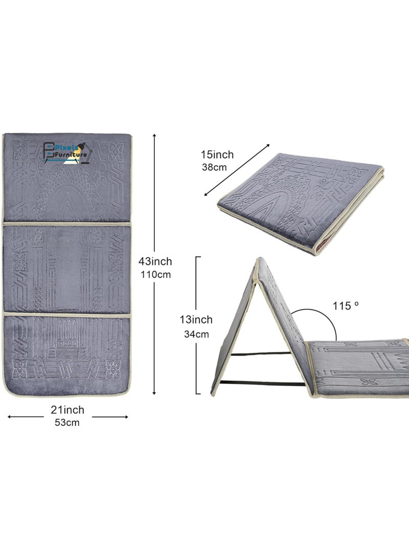 PixelsFurniture Foldable Prayer Rug with Backrest and Carrying Pocket From Pixels Furniture  - Image 5