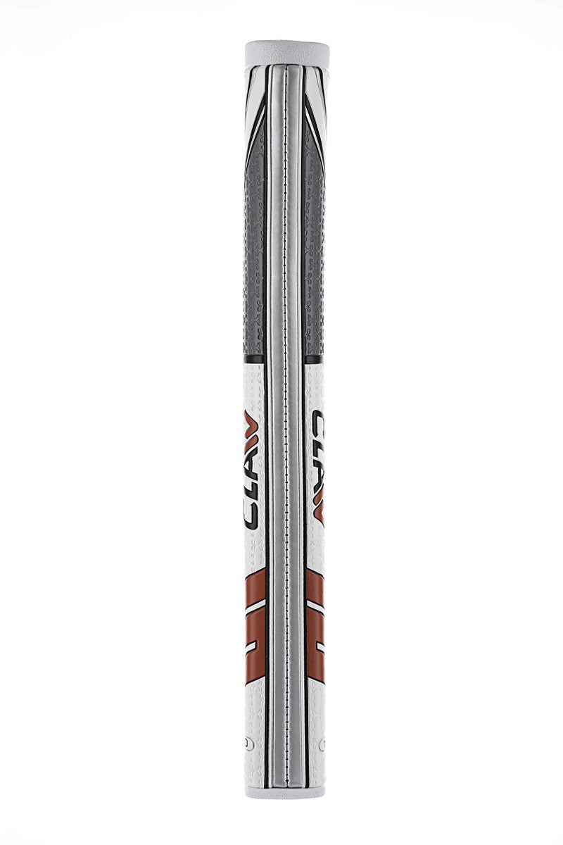 Super Stroke SuperStroke Traxion Claw® Golf Putter Grip, White/Red (Claw® 1.0) | Advanced Surface Texture That Improves Feedback and Tack | Minimize Grip Pressure with a Unique Parallel Design | Tech-Port - Image 3