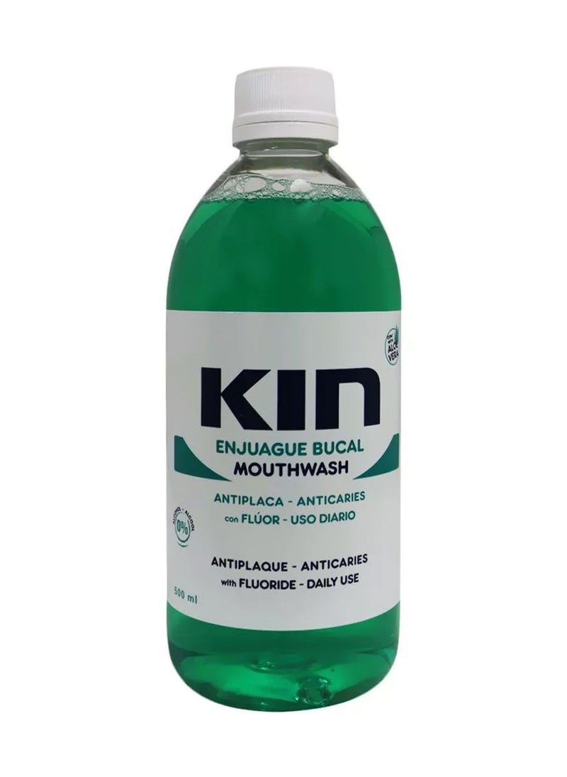 KIN - Mouthwash with Aloe Vera 500ml - Image 1