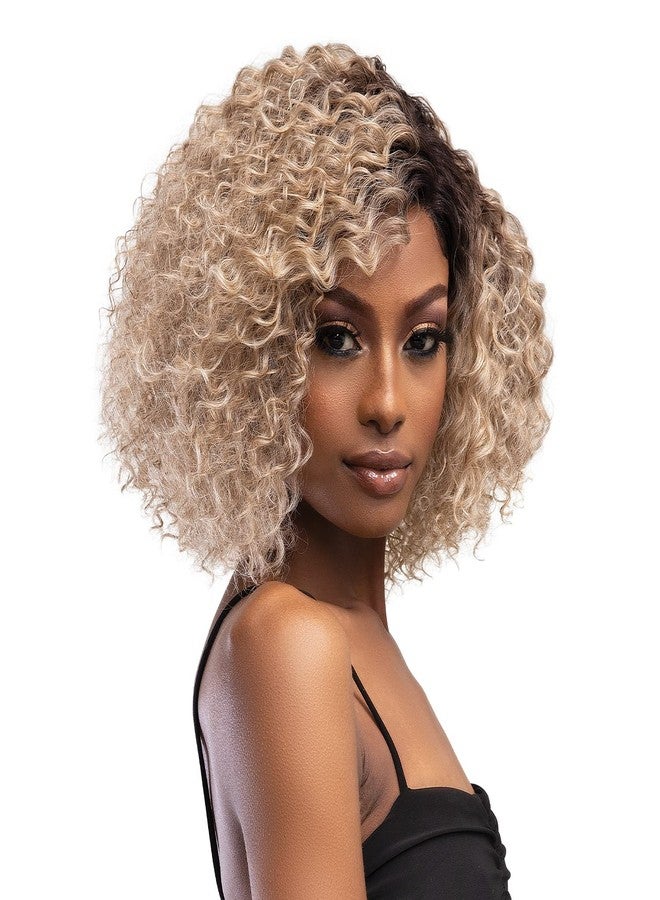 Janet Collection Essentials Synthetic Hair HD Lace Wig - KANDI (1 Jet Black) - Image 4