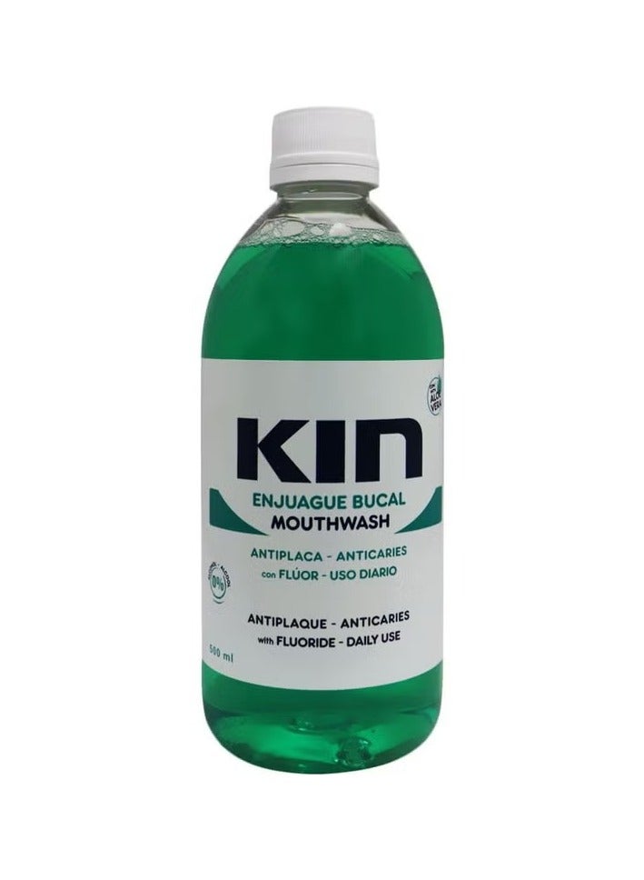 Kin Mouthwash With Aloe Vera 500ml