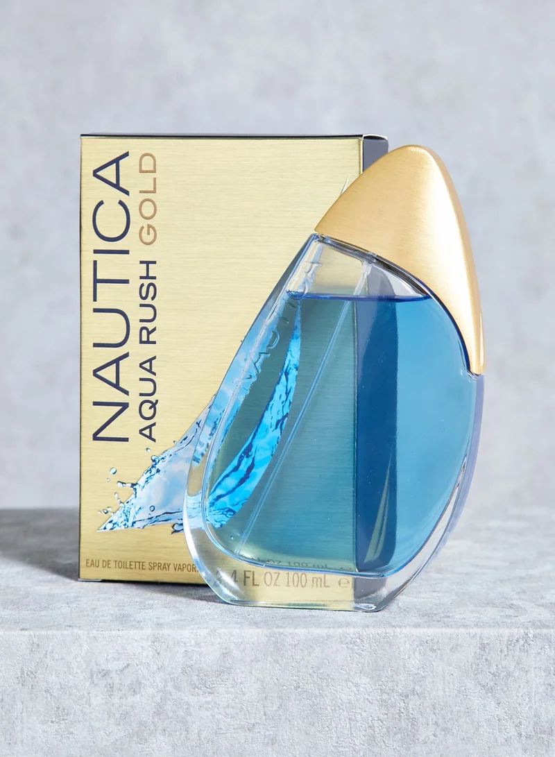 NAUTICA Aqua Rush Gold Eau De Toilette Spray 100ml/3.4oz