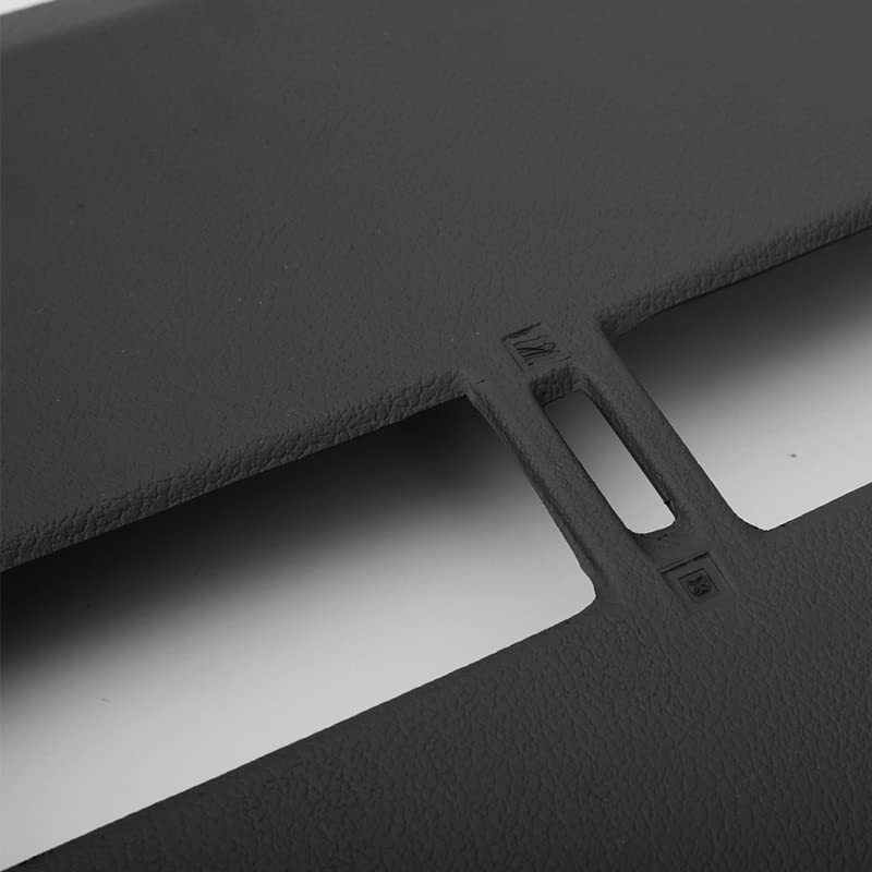 Cakievro Car Finisher-Instrument Panel Cover for Nissan Tiida 2005-2011 Front Dashboard Middle Air Conditioner Outlet Vents Cover Shell (Black) - Image 4