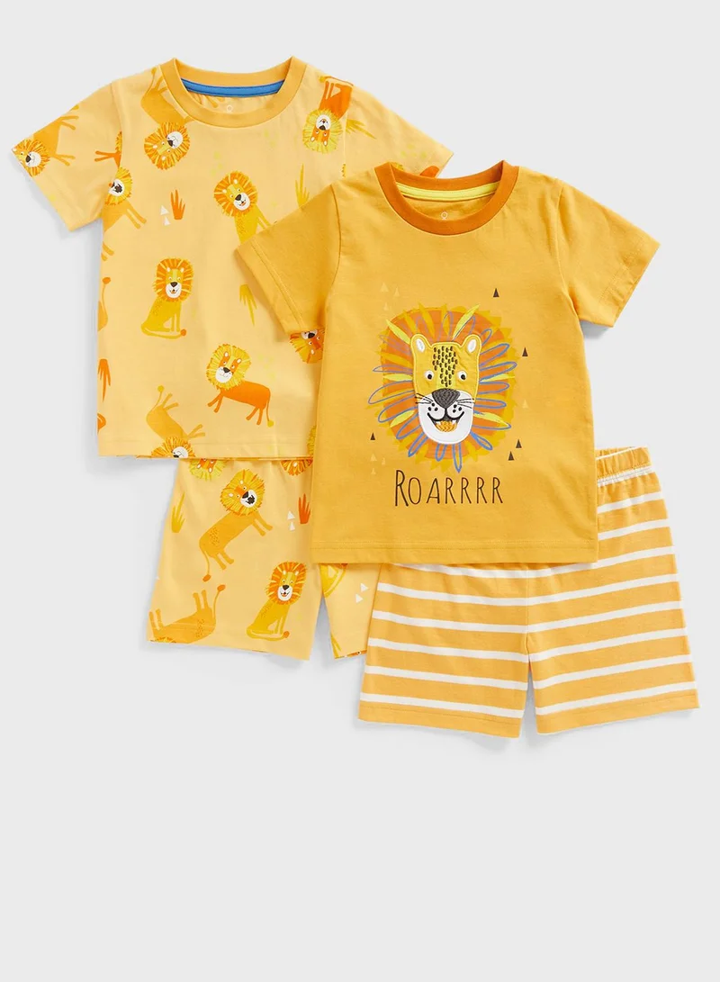 mothercare Kids 2 Pack Assorted Pyjama Set