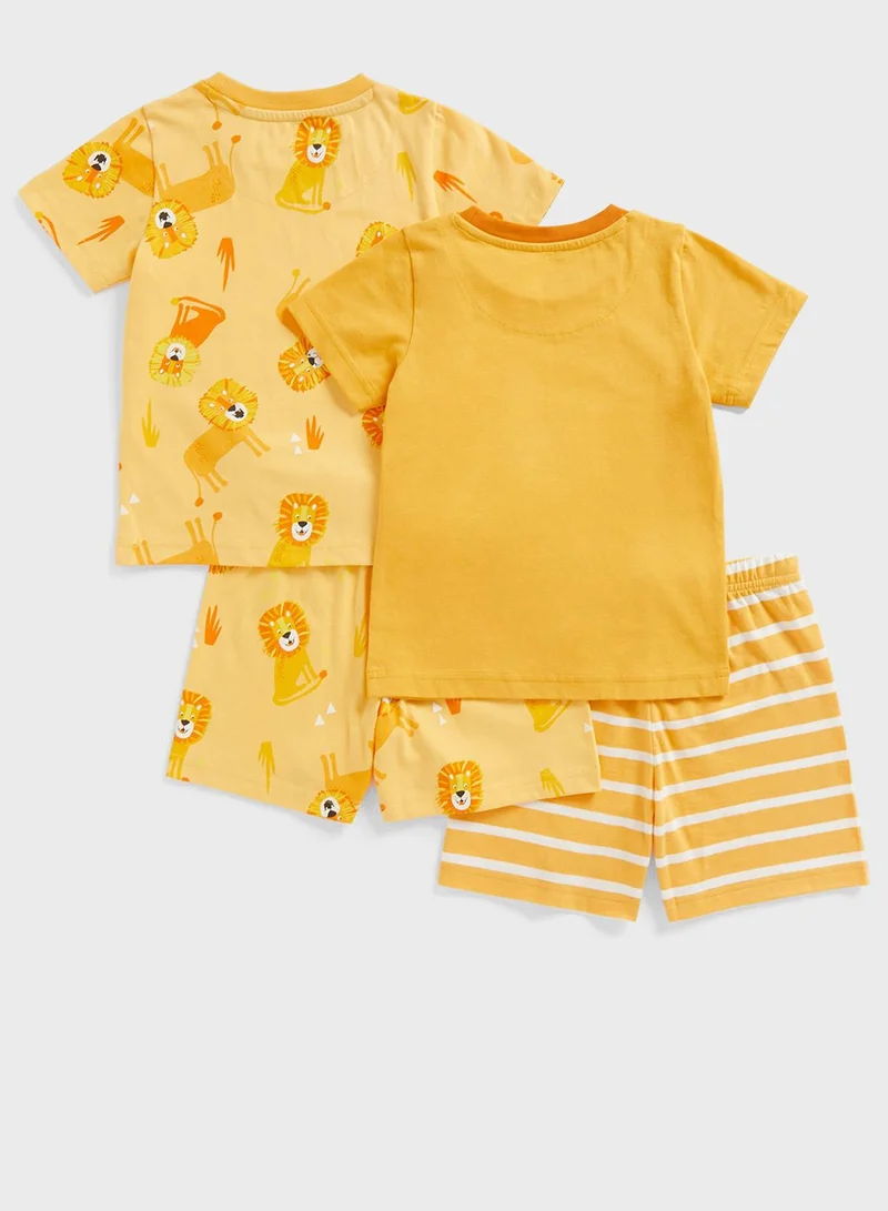 mothercare Kids 2 Pack Assorted Pyjama Set