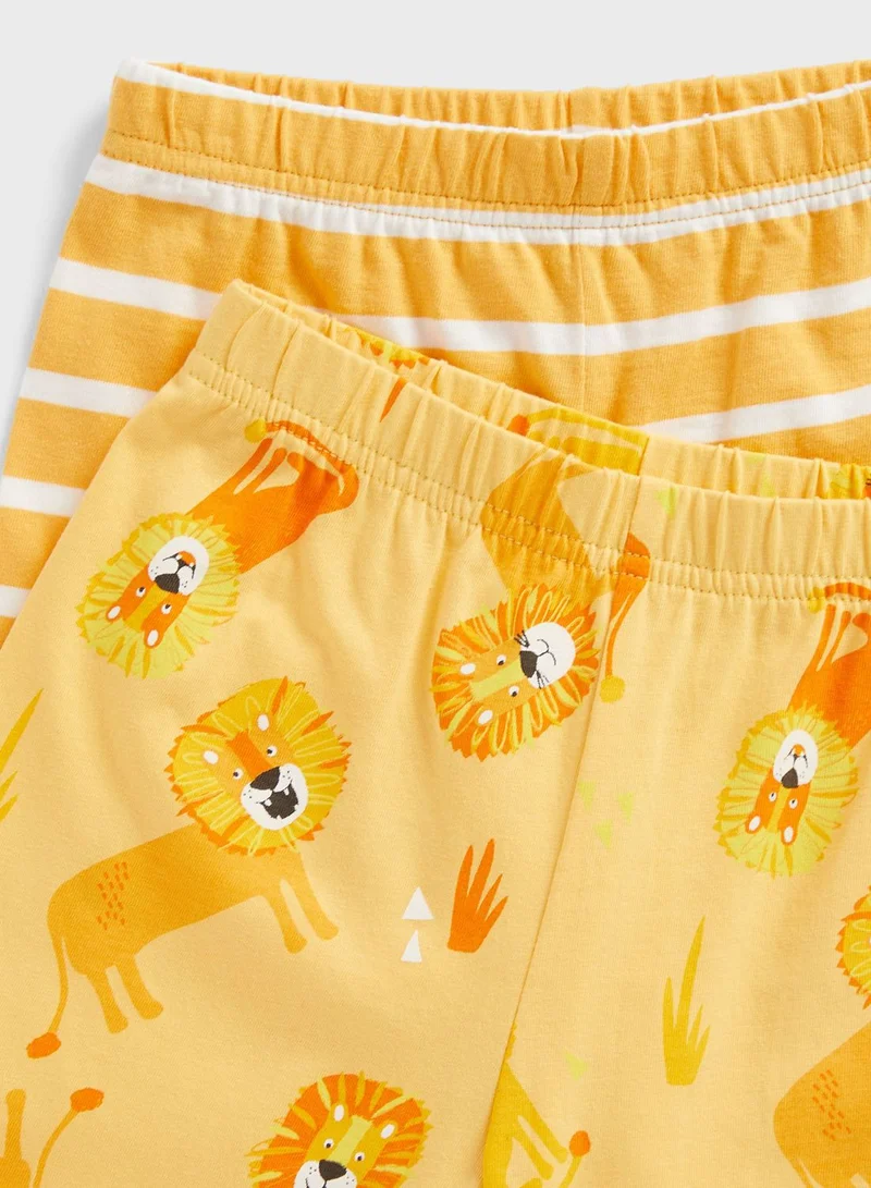 mothercare Kids 2 Pack Assorted Pyjama Set