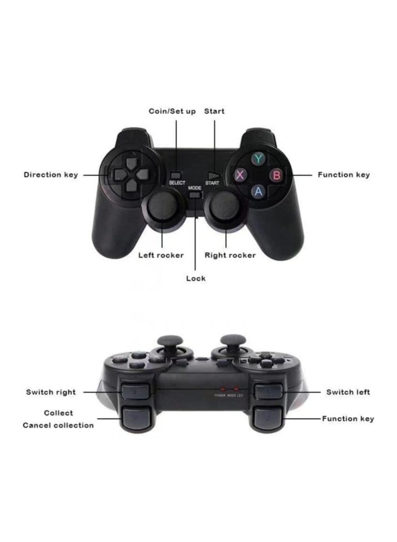 Classic M8 Game Stick 4K Console with Two 2.4G Wireless Gamepads – HDMI Output, 3500 Built-in Games, Dual Player Support – Compatible with Android TV/PC/Laptop/Projector  - Image 3