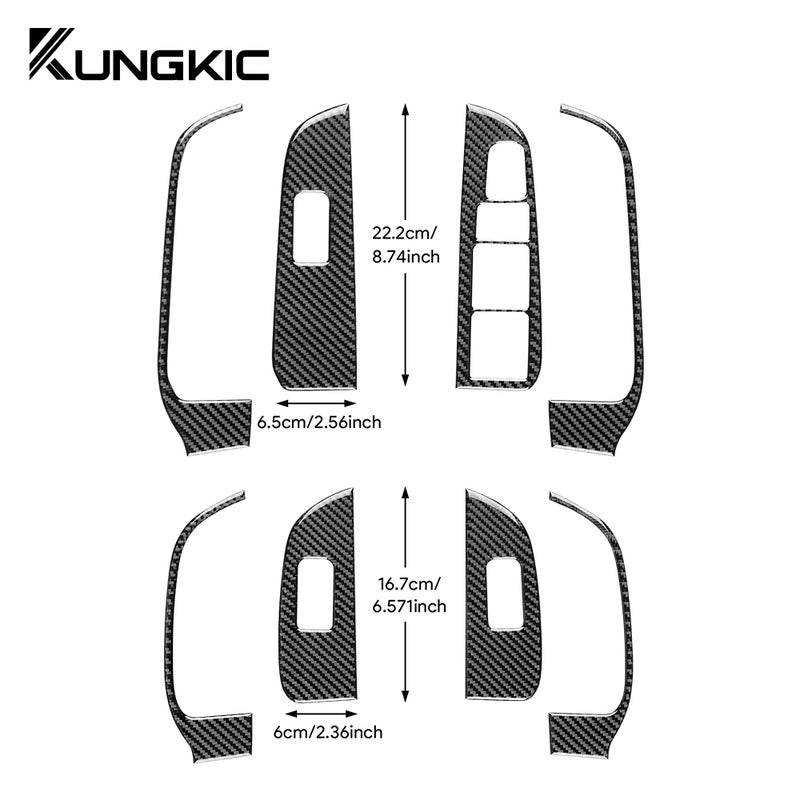 Real Soft Carbon Fiber Sticker For Subaru Legacy Outback 2015 2016 2017 2018 2019 LHD RHD Car Door Window Panel Accessories - Image 5
