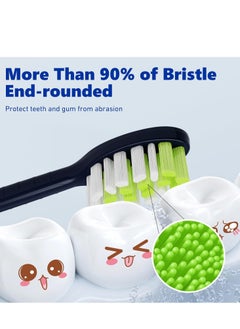Generic Compatible with Philips One Series Sonicare Electric Toothbrush Replacement Brush Heads,for Philips One HY1100 HY1200 ONE Series Electric Toothbrush,5 Pack (Midnight Navy Blue, Medium)  - Image 5