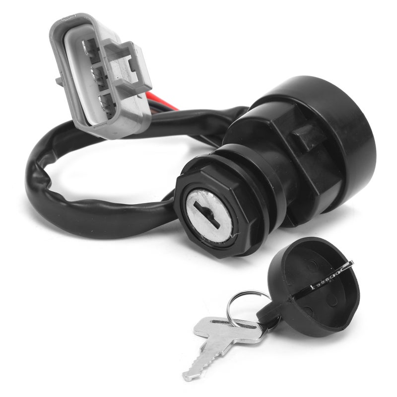 Ignition Lock Switch 3 Wire with 2 Keys Replacement for YAMAHA ATV BIG BEAR 400 YFM400 4x4 2009‑2012 - Image 2