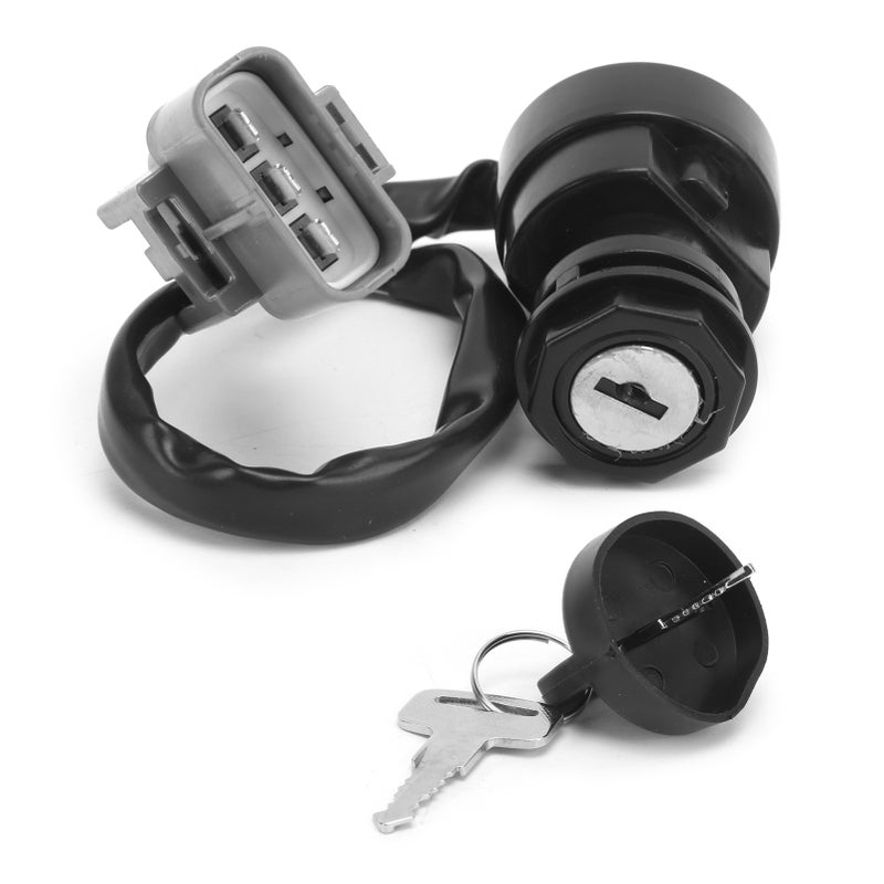 Ignition Lock Switch 3 Wire with 2 Keys Replacement for YAMAHA ATV BIG BEAR 400 YFM400 4x4 2009‑2012 - Image 1