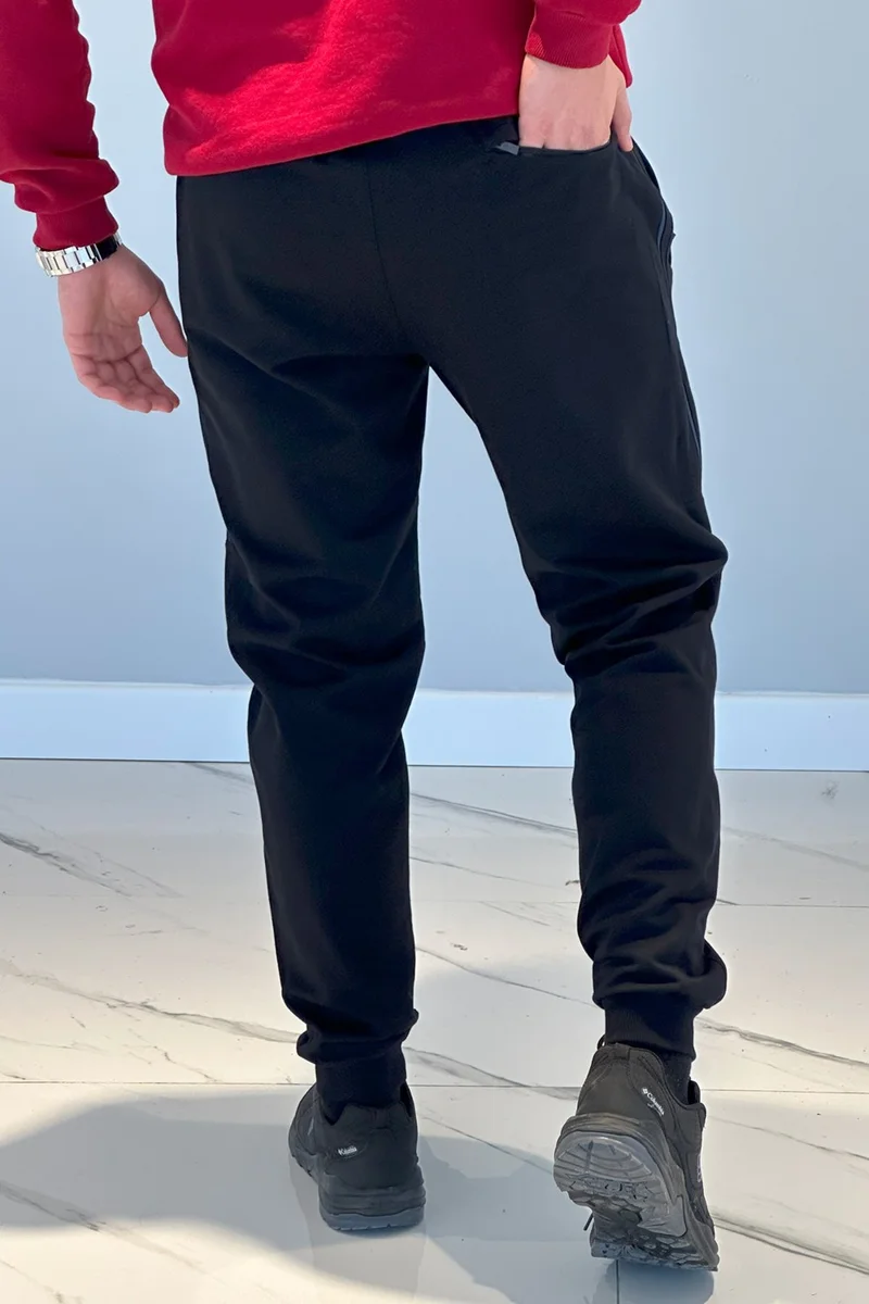 Remsa Spor ts Men's Elastic Waist Pocket Tracksuit Bottoms 3708 Navy Blue