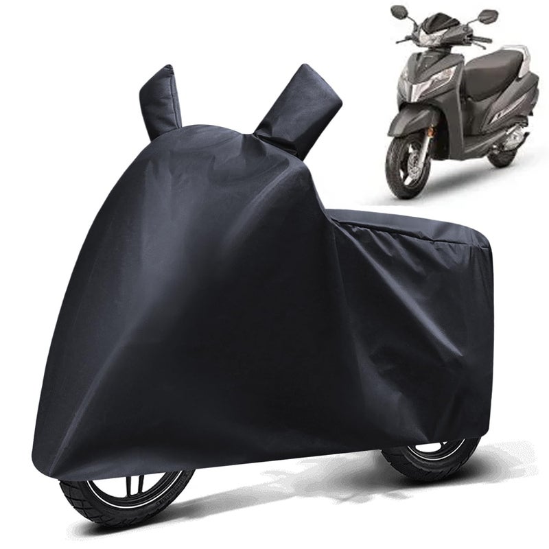 FABTEC Waterproof Scooty Body Cover Compatible with Honda Activa 125, A1 (Black) - Image 1