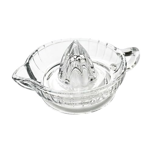 Fox Run Glass Manual Heavyweight Juicer For Lemons Limes Oranges and More