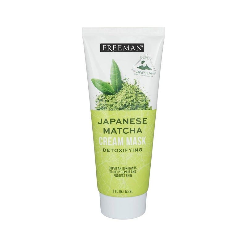 Freeman Exotic Blends Japanese Matcha Cream Face Mask Skin Repairing  Detoxifying Facial Mask Rids Impurities Clean Skincare For Oily  Normal Skin Types 6 fl oz175 ml Tube