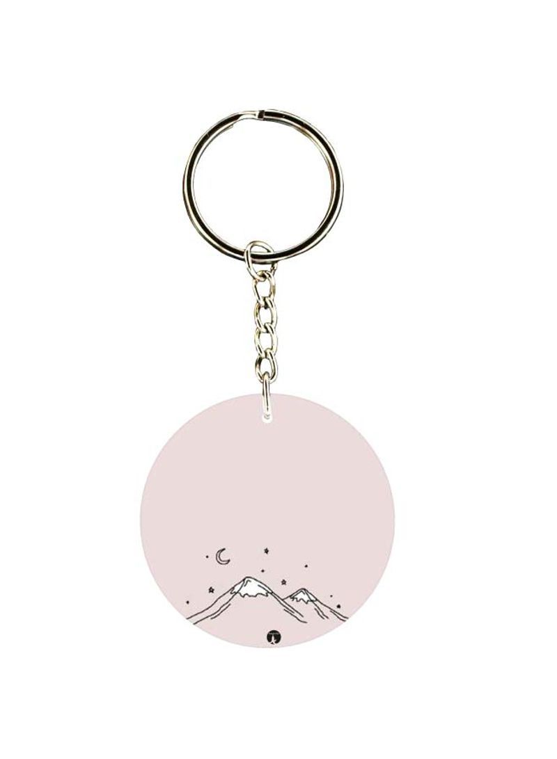 RKN Double Sided Mountain Printed Keychain