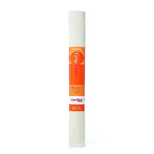 Con-Tact Brand, White Beaded Grip Adhesive Non-Slip Shelf Liner, 12-Inches by 5-Feet, x 5' (05F-C7Y52-06) - Image 5