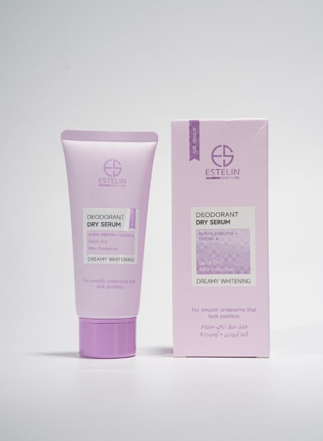 إستيلين مزيل العرق بمصل جاف ألفا أربوتين وأوميغا 6، حماية لمدة 48 ساعة، تبييض حالم